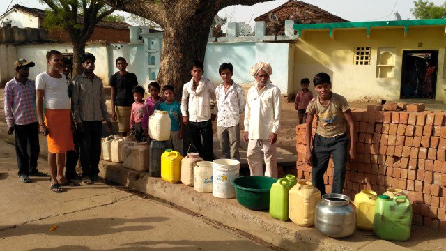 In Shivraj’s MP People forced to store drinking water in a septic tank