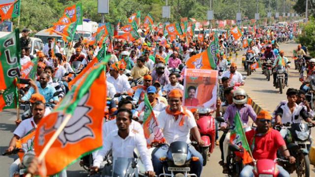 राजस्थान की 200 विधानसभा में की जा रही “विजय संकल्प वाहन रैली”