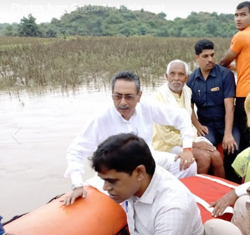VIDEO: विश्वेन्द्र सिंह ने नाव से बाढ़ प्रभावित गावों का दौरा किया…