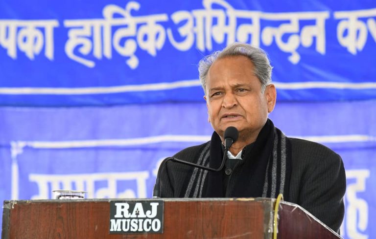 CM Gehlot slams centre over rising unemployment and inflation.