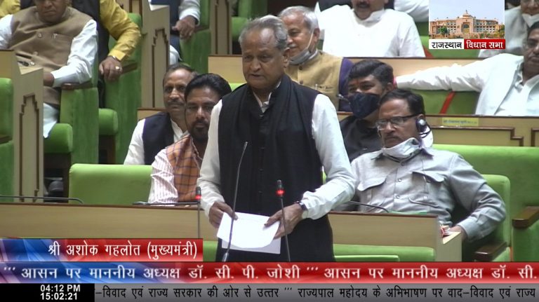 CM Gehlot’s flawless speech in the house shows how the leader of the house should speak.