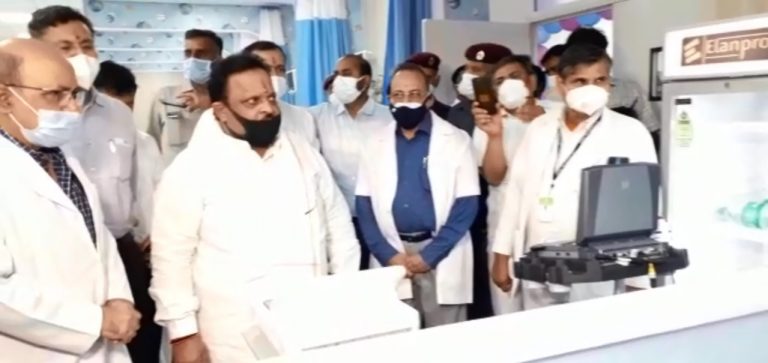 डॉ. रघु शर्मा ने प्रदेश को दी सौगात, जेके लोन अस्पताल में किया सीटी स्कैन मशीन का किया उद्घाटन
