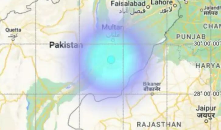 राजस्थान में महसूस किए गए भूकंप के झटके, रिक्टर पैमाने पर 4.1 की रही तीव्रता
